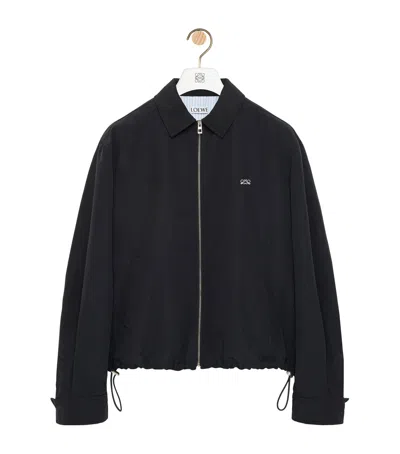 Loewe Canvas Zip-up Jacket In Blue