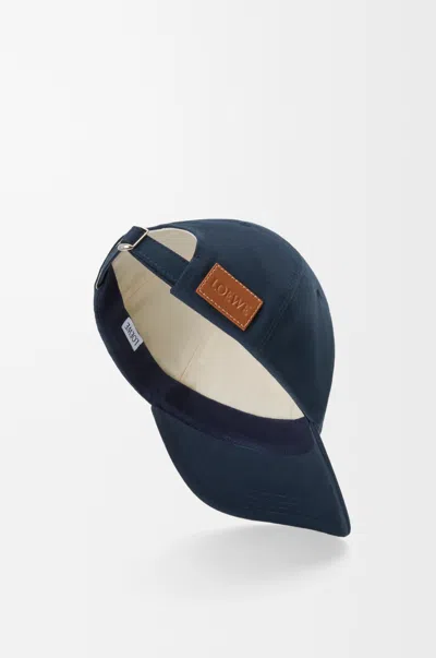 Loewe Cap In Canvas Size:l For Woman In Gray