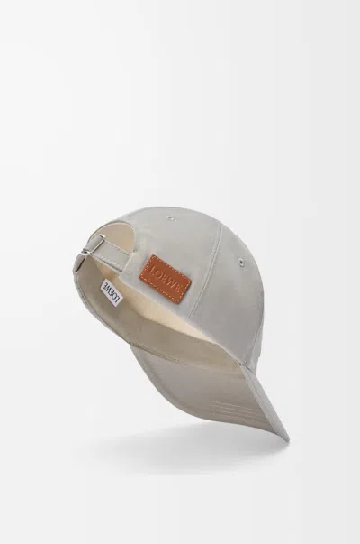 Loewe Cap In Canvas Size:l For Woman In Gray