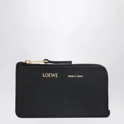 Loewe Card Holder With Coin Pocket Black
