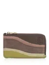 Loewe Card Holder With Coin Purse Small Leather Goods Brown
