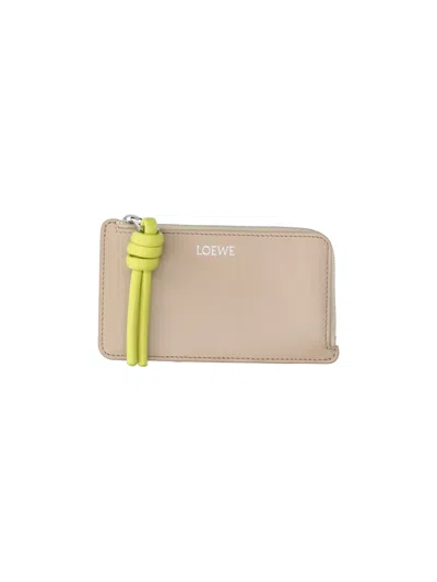 Loewe Cardholder "knot" In Sand