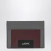 Loewe Plain Cardholder In Nappa Calfskin In Gray