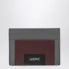Loewe Plain Cardholder In Nappa Calfskin In Gray