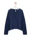 Loewe Cardigan In Mohair Blend In Blue