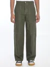Loewe Cargo Trousers Utility Multiple Pockets In Green
