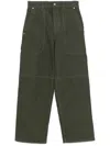 Loewe Cargo Trousers Utility Multiple Pockets In Green