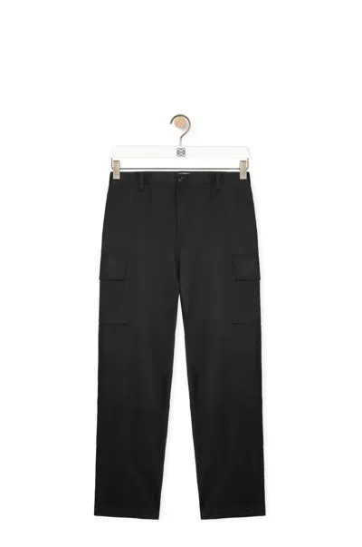 Loewe Cargo Trousers In Black