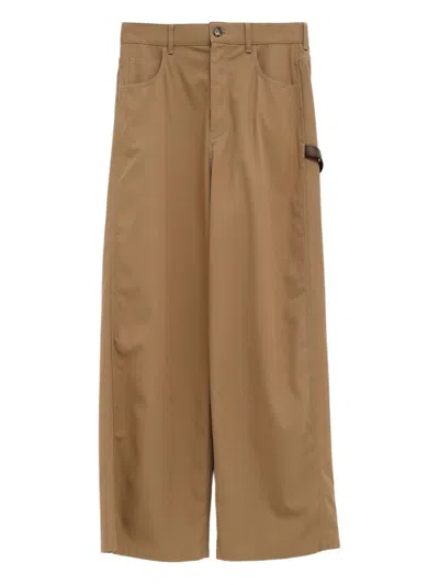 LOEWE LOEWE CARPENTER COTTON TROUSERS