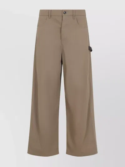 LOEWE CARPENTER PANTS LEATHER DETAIL