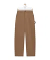 Loewe Carpenter Trousers In Cotton In Brown