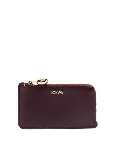 LOEWE `PEBBLE` COIN CARDHOLDER IN CALFSKIN