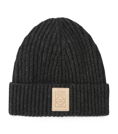 Loewe Cashmere Beanie In Black