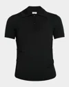Loewe Cashmere-blend Polo Sweater In Black