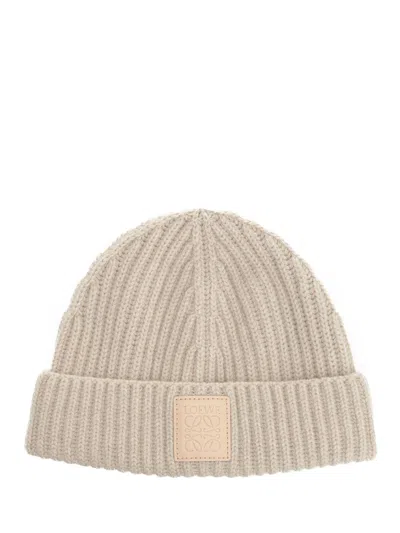 Loewe Cashmere Hat Hats Beige