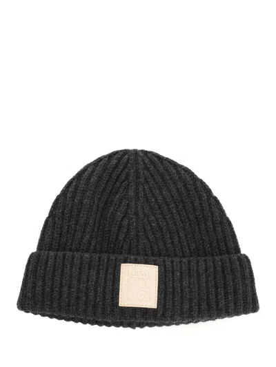 Loewe Cashmere Hat Hats Black