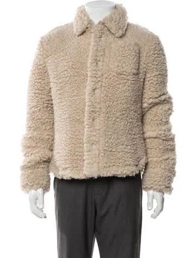 Pre-owned Loewe Cashmere Jacket W/ Tags In Neutral