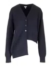 Loewe Cashmere Knit Cardigan Knitwear Blue In Blue