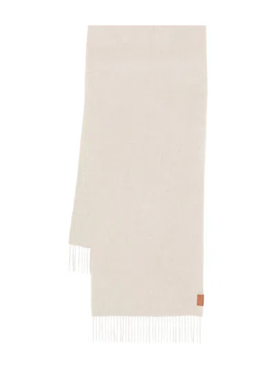 Loewe Cashmere Scarf In Sand