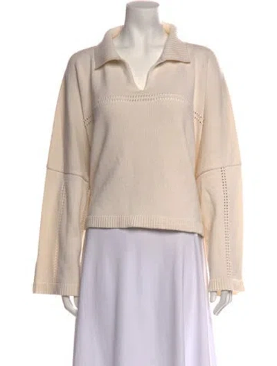 Pre-owned Loewe Cashmere Sweater In Neutrals