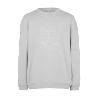 Loewe Casual Cotton Sweatshirt In Grey