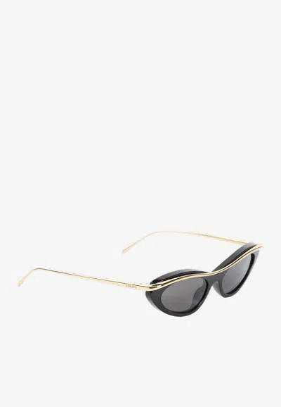 LOEWE WHIRL CAT-EYE SUNGLASSES