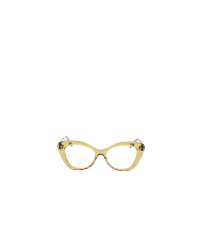 Loewe Cat-eye Frame Glasses In Nude