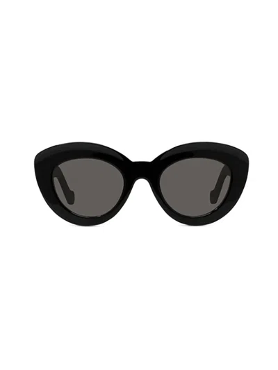 Loewe Cat Eye Frame Sunglasses In Black