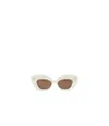 Loewe Cat-eye Frame Sunglasses In Brown