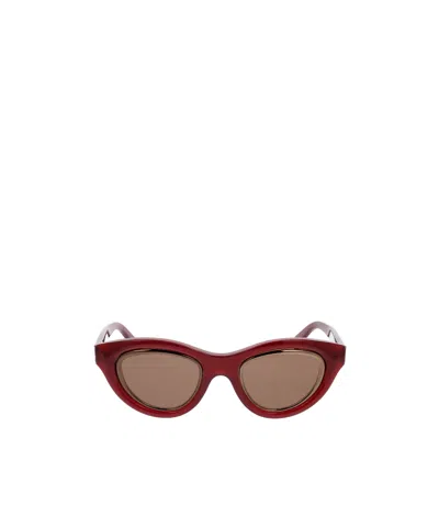 Loewe Full-rim Sunglasses In Burgundy