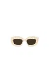 Loewe Cat Eye Frame Sunglasses In Green