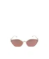 Loewe Cat-eye Frame Sunglasses In Nude