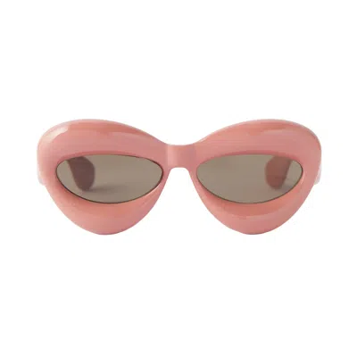 Pre-owned Loewe Cat Eye Injection Sunglasses 'pink/brown' | Women's Size Onesize
