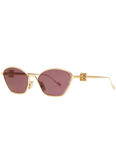 Loewe Cat-eye Sunglasses In Pink