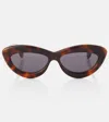 Loewe Cat-eye Sunglasses In Red