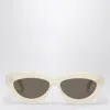 LOEWE LOEWE CAT-EYE SUNGLASSES WHITE