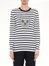 Loewe Cat Sweater Stripes In Multi