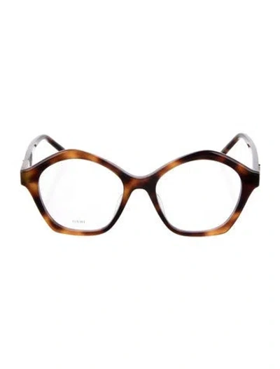 Pre-owned Loewe Cat-eye Eyeglasses W/ Tags In Brown