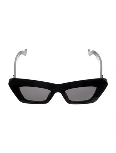Pre-owned Loewe Cat-eye Tinted Sunglasses In Brown