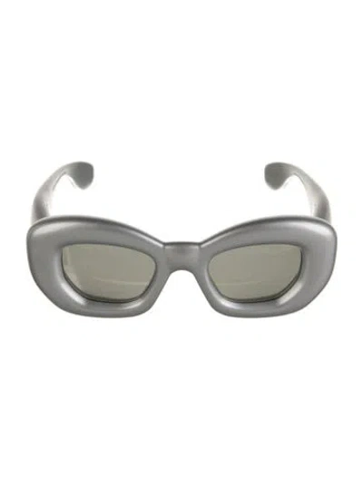 Pre-owned Loewe Cat-eye Tinted Sunglasses In Gray