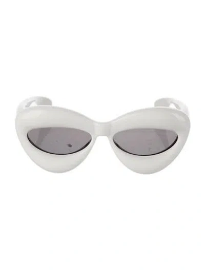 Pre-owned Loewe Cat-eye Tinted Sunglasses In Gray