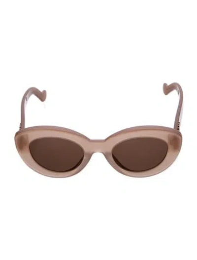 Pre-owned Loewe Cat-eye Tinted Sunglasses In Neutral