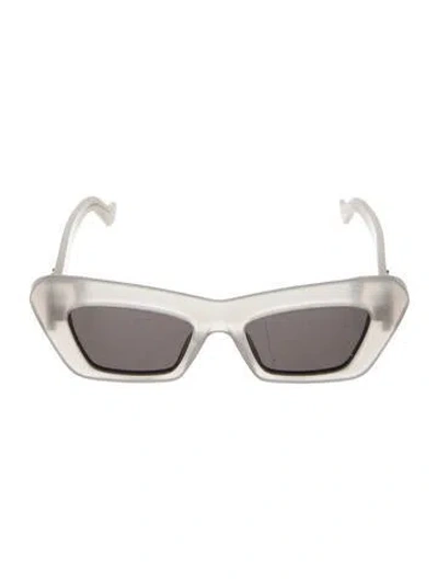 Pre-owned Loewe Cat-eye Tinted Sunglasses In Transparent