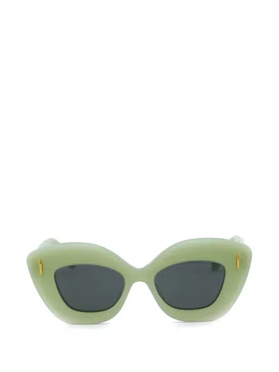 Loewe Cat-eye-frame Sunglasses In Green