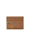 Loewe Cats Plain Cardholder In Classic Calfskin In Brown