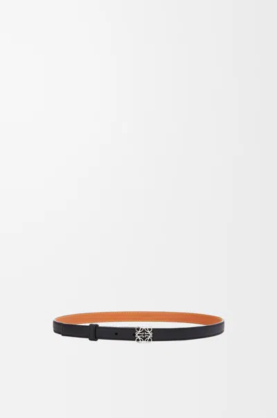 Loewe Anagram Gürtel Aus Pebble Grain Leder Grösse:90 Für Frau In Black