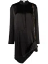 Loewe Chain Embellished Silk Shirtdress