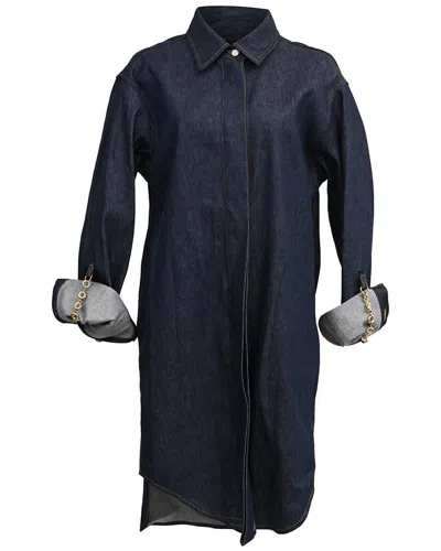 Pre-owned Loewe Chain-trimmed Shirt, Size Fr, 34 (authentic Pre-loved)