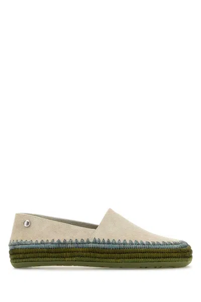 Loewe Chalk Suede Paula S Ibiza Rio Espadrilles In Multi