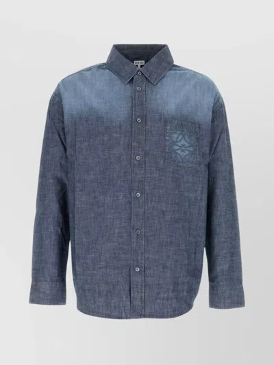 LOEWE CHAMBRAY SHIRT LONG SLEEVES